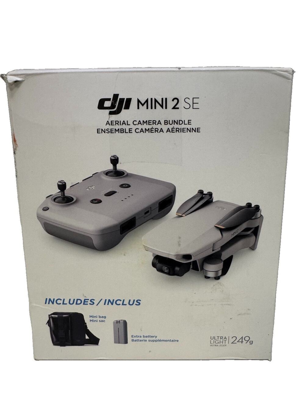 DJI Mini 2 SE 4K Camera Drone RC-N1C Controller Bundle w/ Battery & Carry Bag
